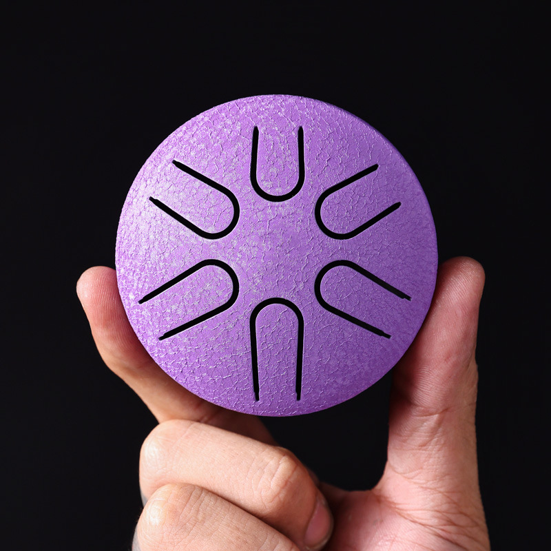 Tongue Drum Steel - Hluru 3 inch Steel Tongue Drum