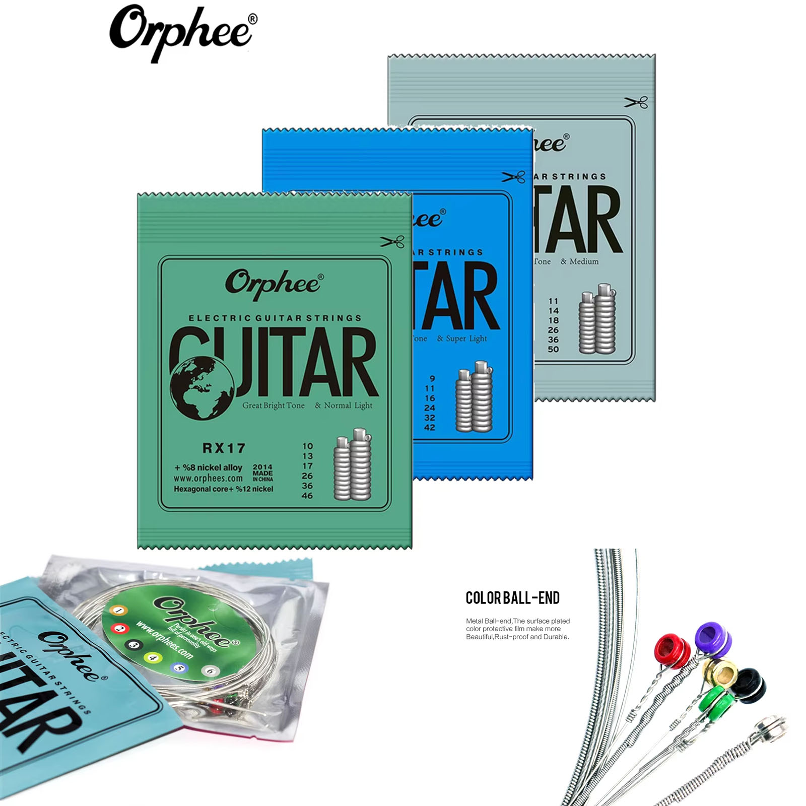 Charango 10 String - Orphee 1/5/10 Pcs Electric Guitar Strings
