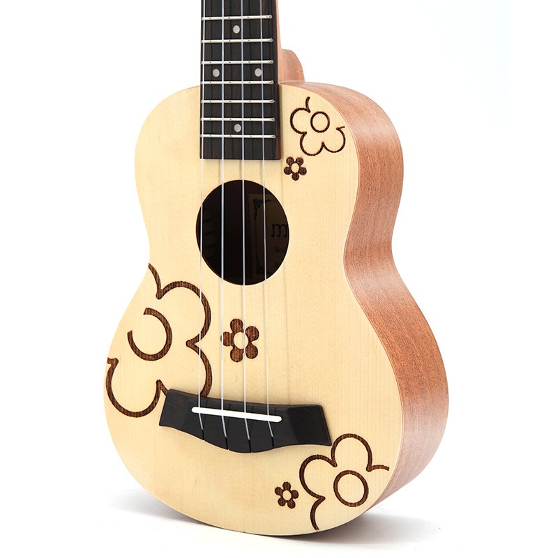 Musical Instrument Hawaii - 21 Inch Ukulele Spruce Wood Small