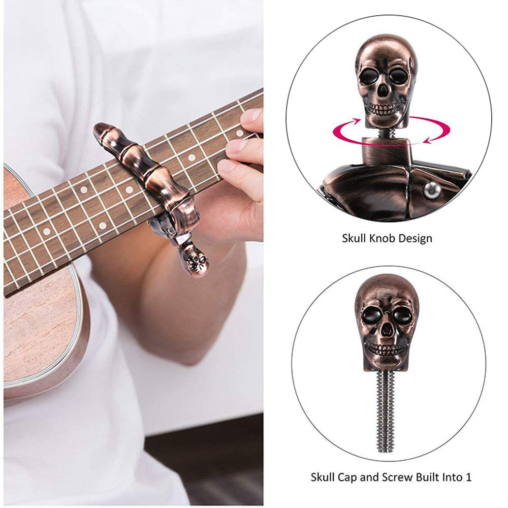 Guitar Capo Skull Capo for Aco - Musical Instrument Bass recension och pris