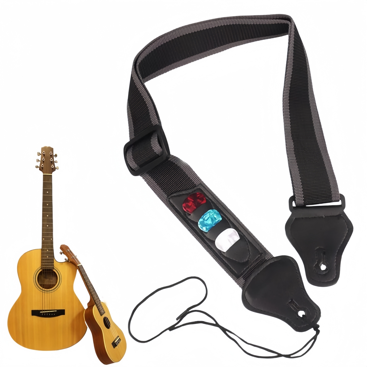 Miwayer PU Leather Guitar Stra - Acoustic Guitar Dreadnought recension och pris