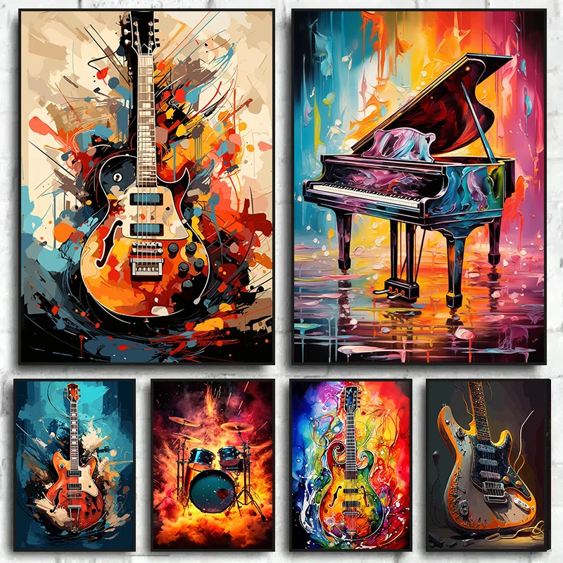 Abstract Colorful Art Musical  - Musical Instrument Kit recension och pris