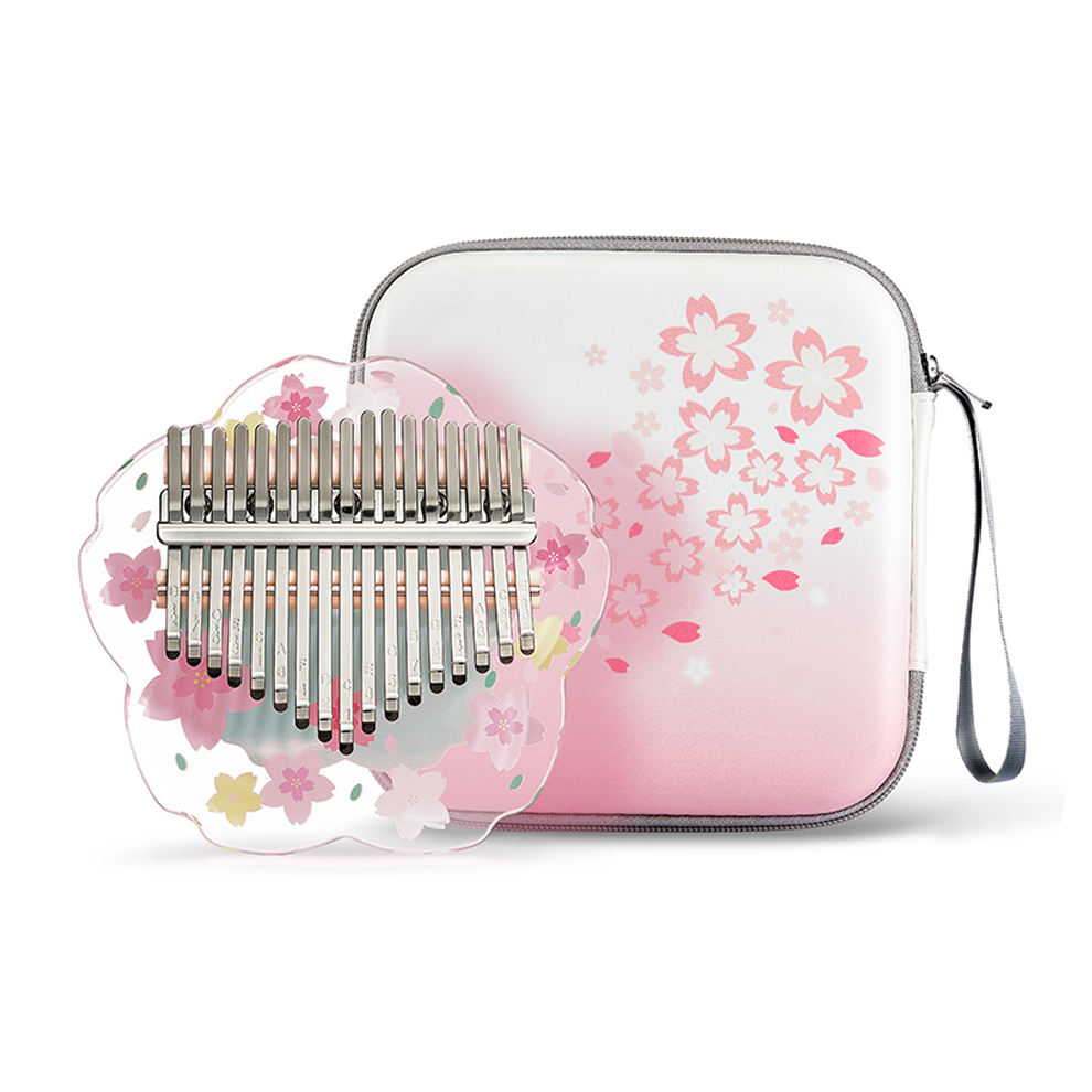 Hluru Kalimba 21 Keys with Cas - Musical Instrument African recension och pris