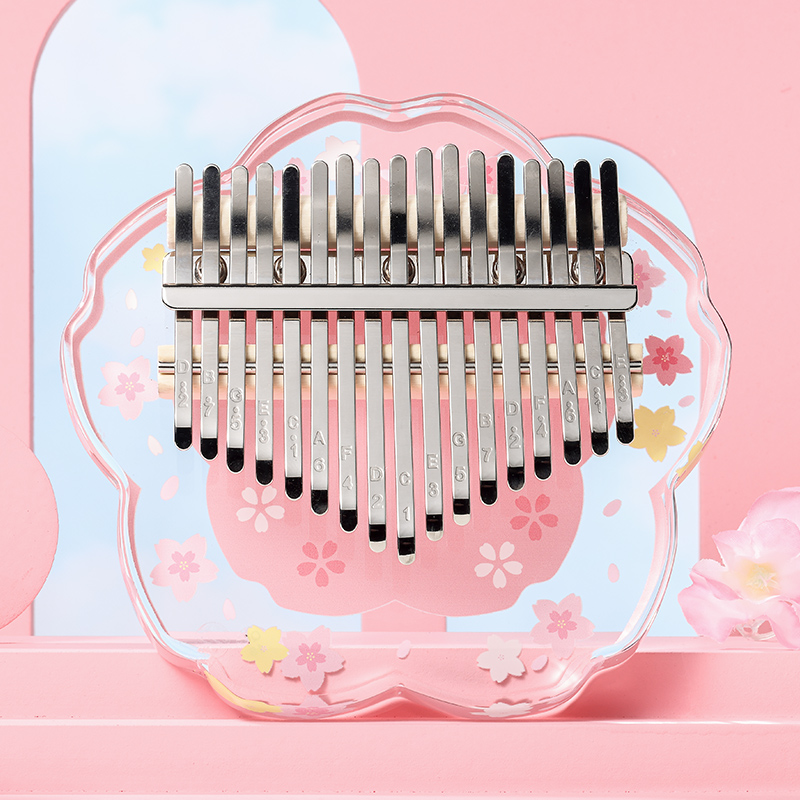 Hluru Kalimba 21 Keys with Cas - Musical Instrument African recension och pris