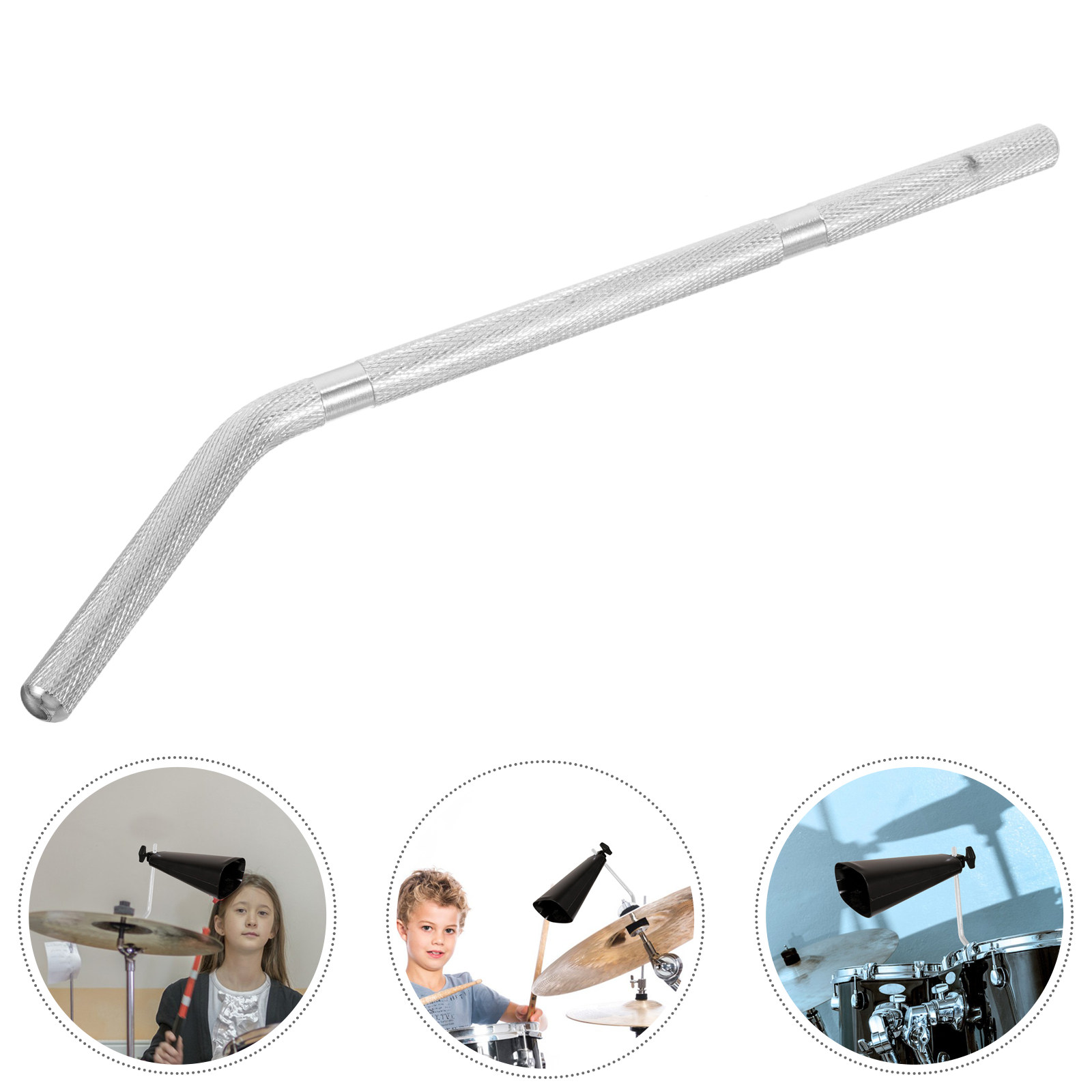 Metal Cowbell Bracket Wear Res - Musical Instrument Kit recension och pris
