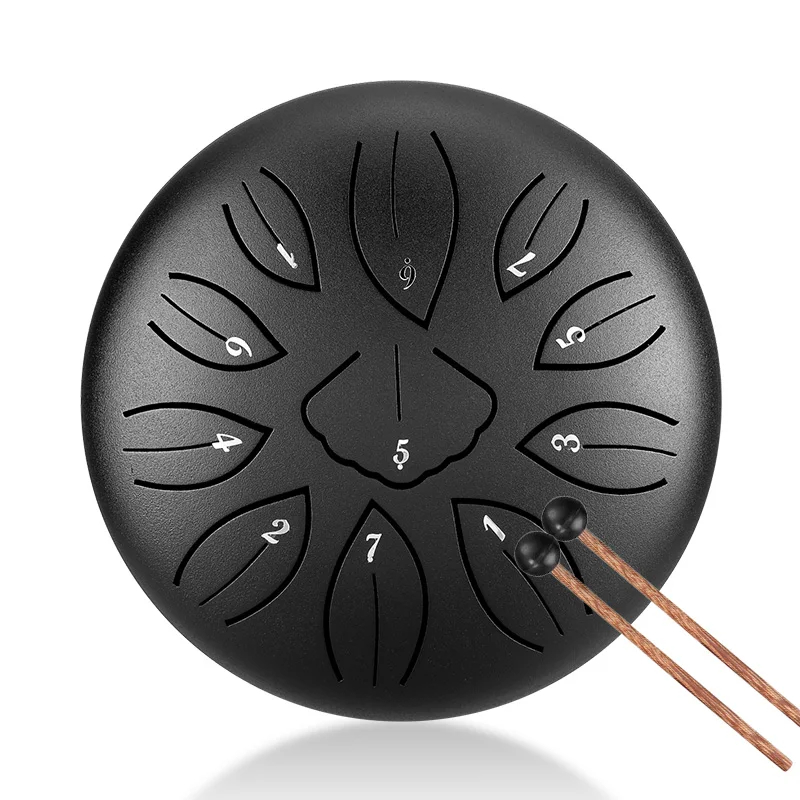 Hluru Steel Tongue Drum 6 Inch - Musical Instrument African recension och pris