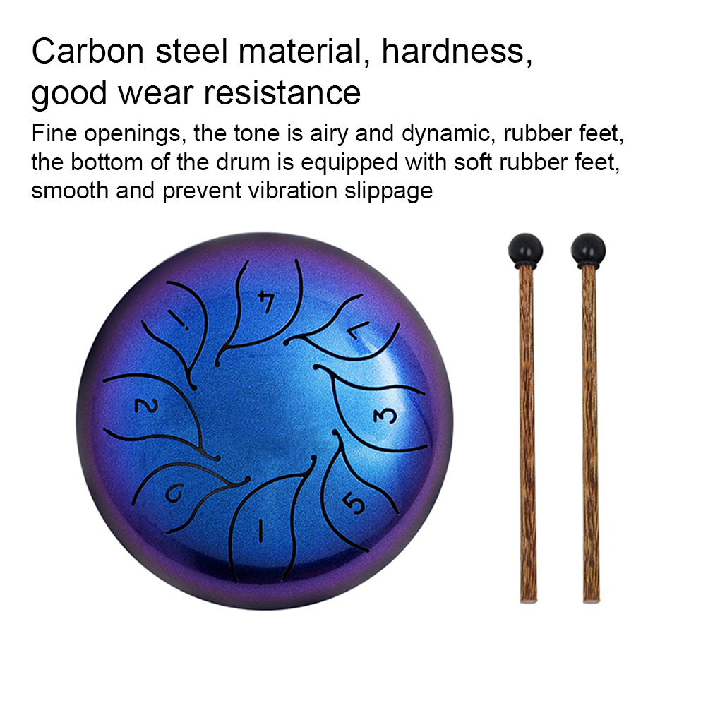 Steel Tongue Drum with Drumsti - Tongue Drum Steel recension och pris