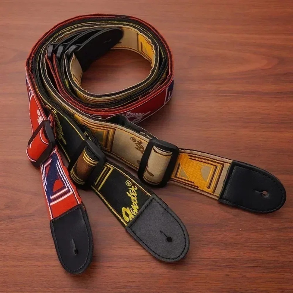 1pc Embroidery Guitar Strap Le - Acoustic Guitar Dreadnought recension och pris