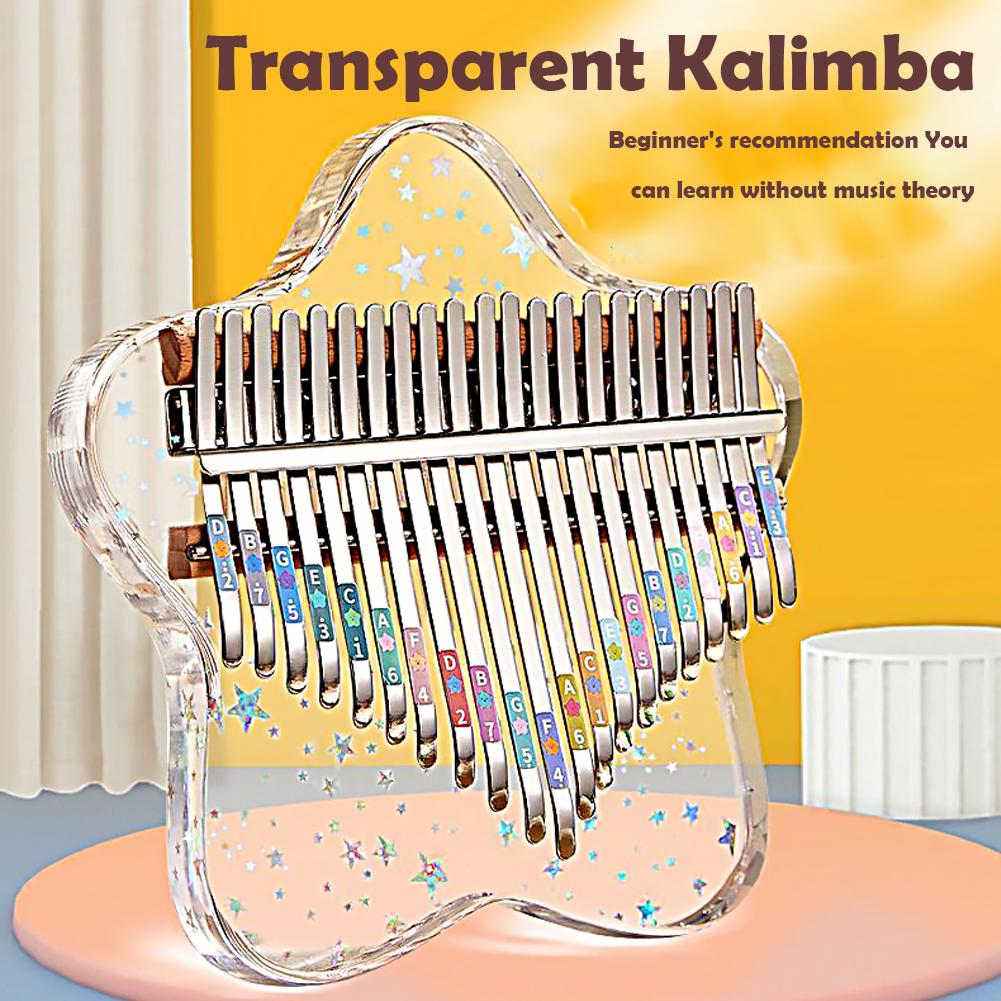21/17 Keys Portable Finger Pia - Musical Instrument African recension och pris