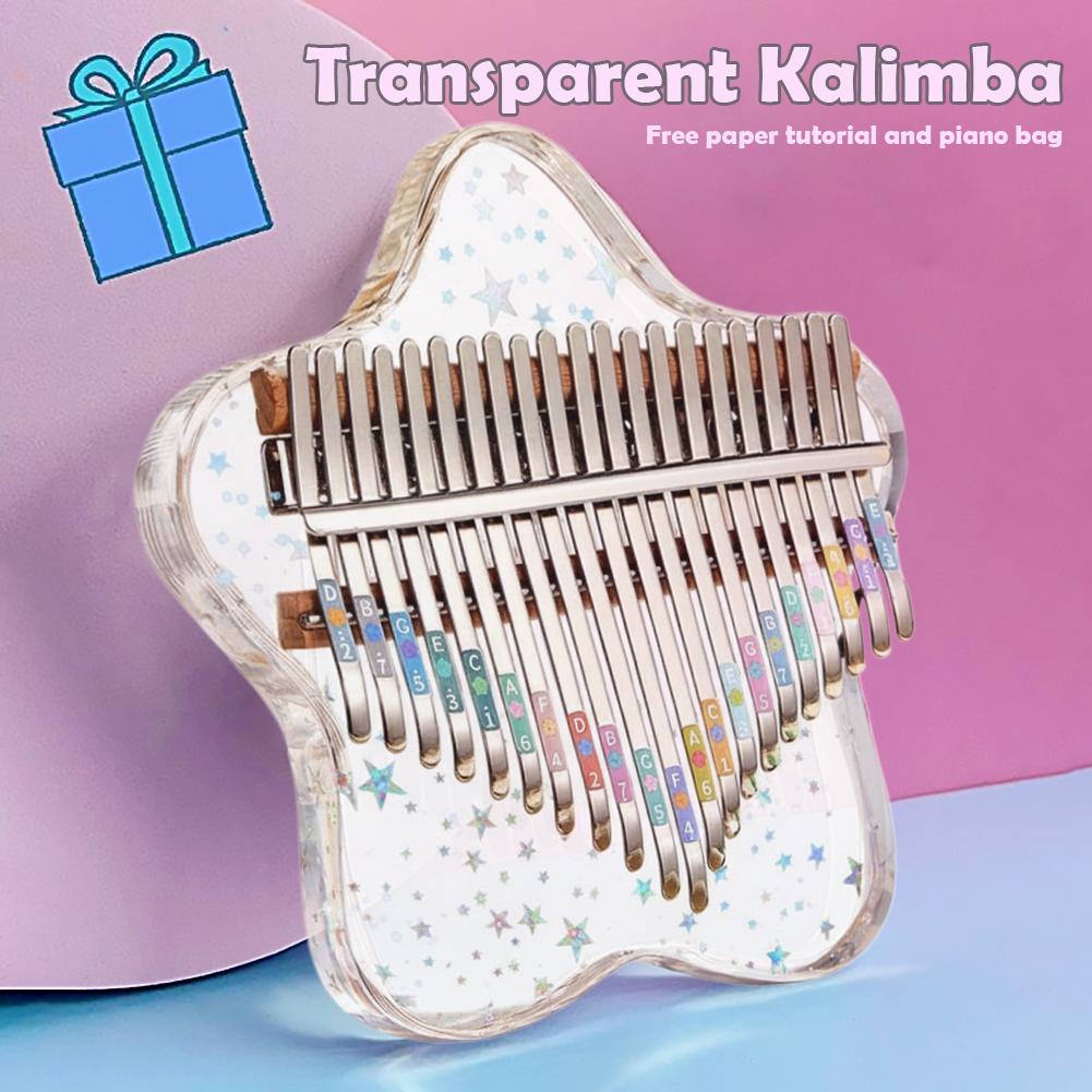 21/17 Keys Portable Finger Pia - Musical Instrument African recension och pris