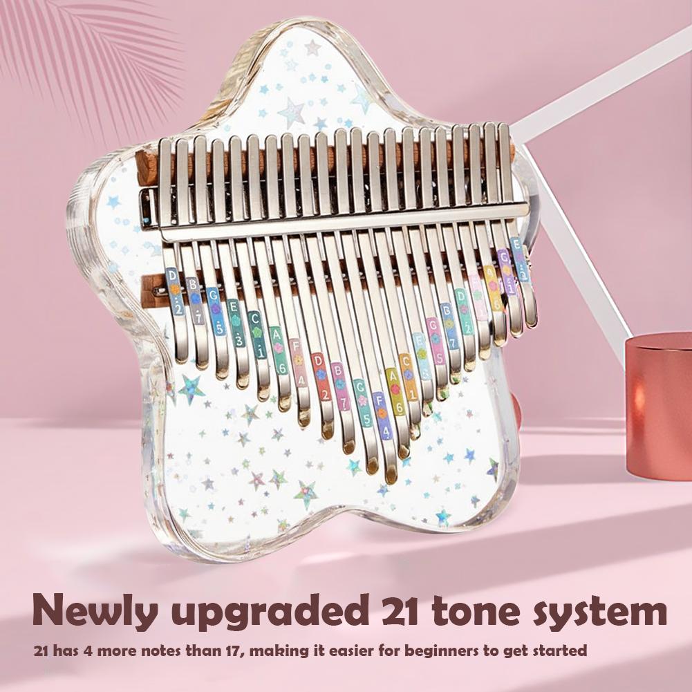 21/17 Keys Portable Finger Pia - Musical Instrument African recension och pris
