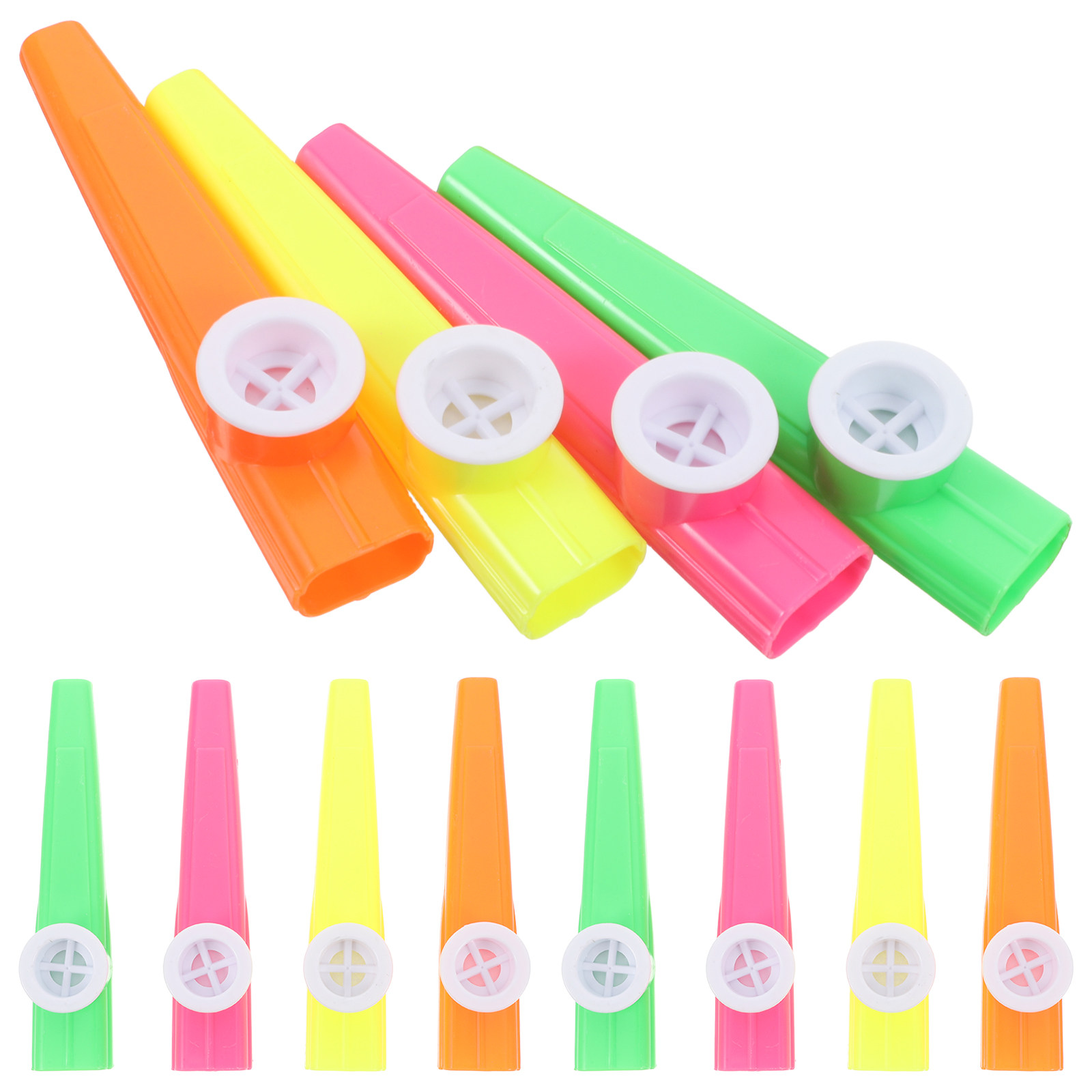 24Pcs Plastic Kazoos Assorted  - Musical Instrument Kazoo recension och pris