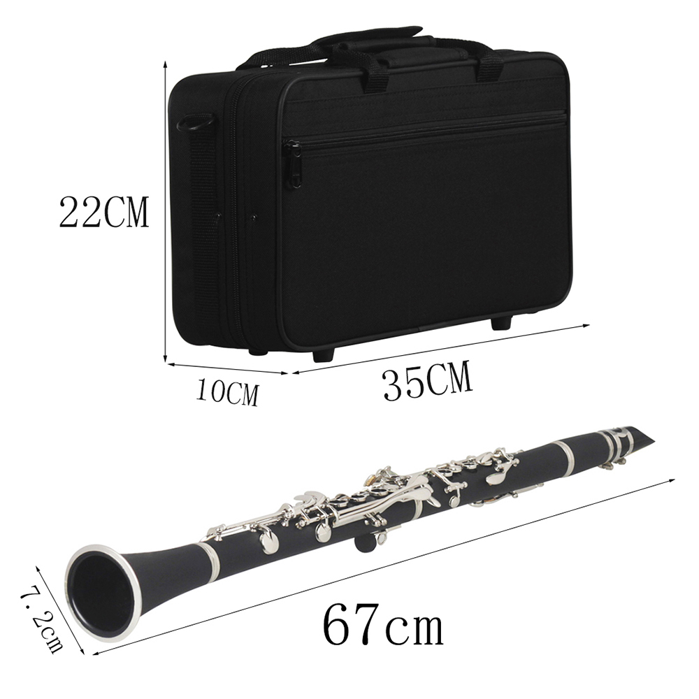 SLADE Bb Clarinet 17 Keys Bake - Musical Instrument Reed recension och pris
