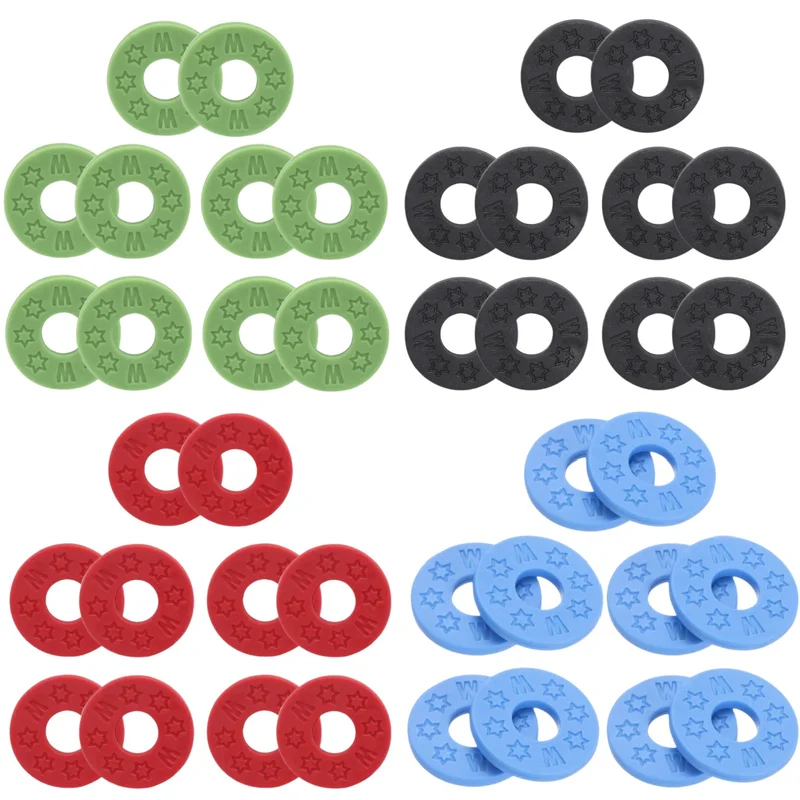 10 pcs Guitar Strap Block Rubb - Charango 10 String recension och pris