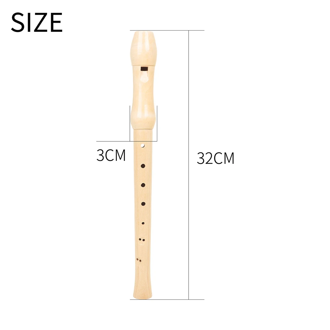 1pc 8 Hole Treble Clarinet Woo - Recorder Baroque Style recension och pris