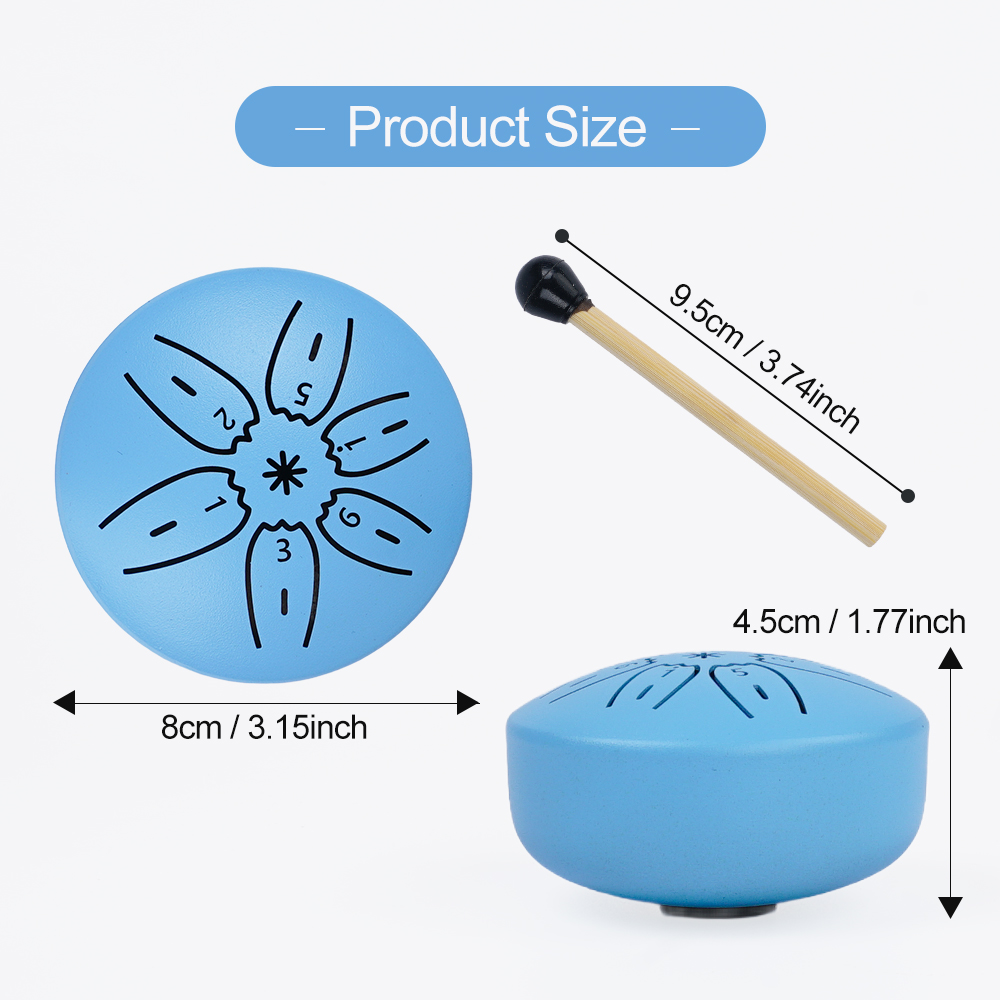Portable Mini Steel Tongue Dru - Tongue Drum Steel recension och pris