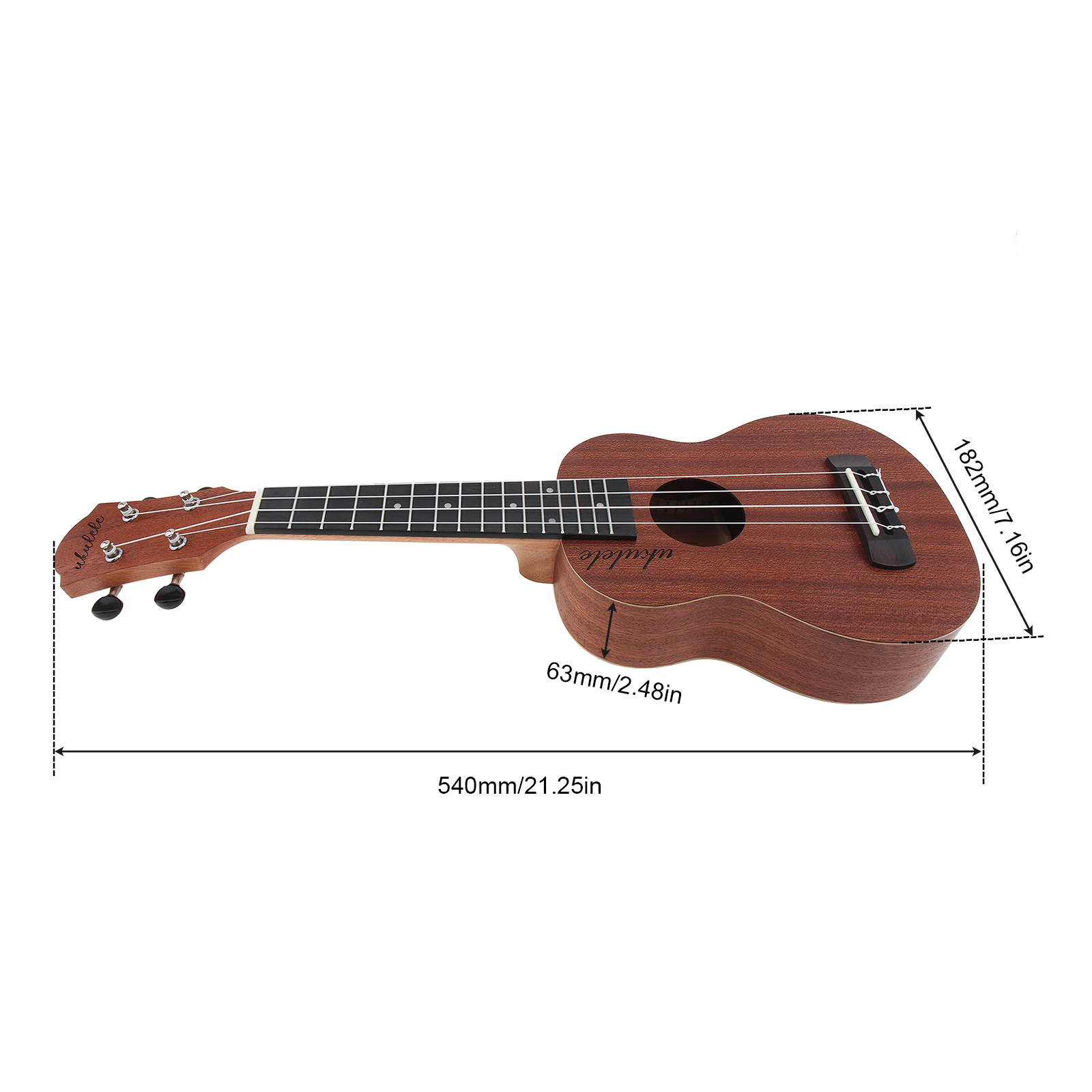 21 Inch Soprano Ukulele / Ukul - Musical Instrument Hawaii recension och pris
