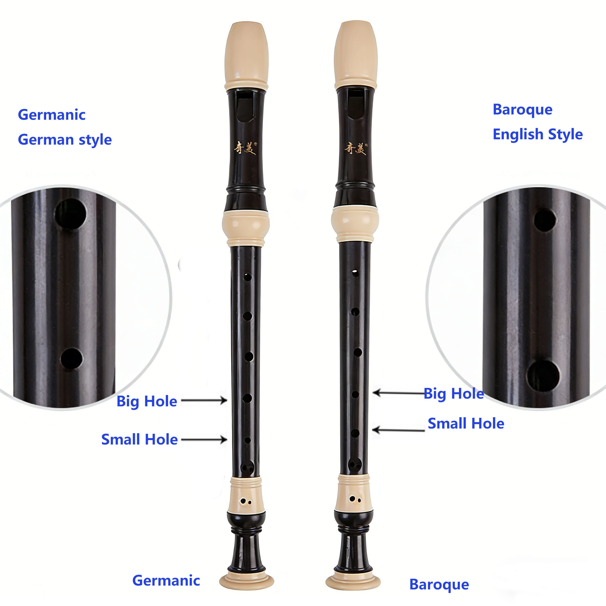 8-hole Alto Recorder F Key Ver - Recorder Baroque Style recension och pris