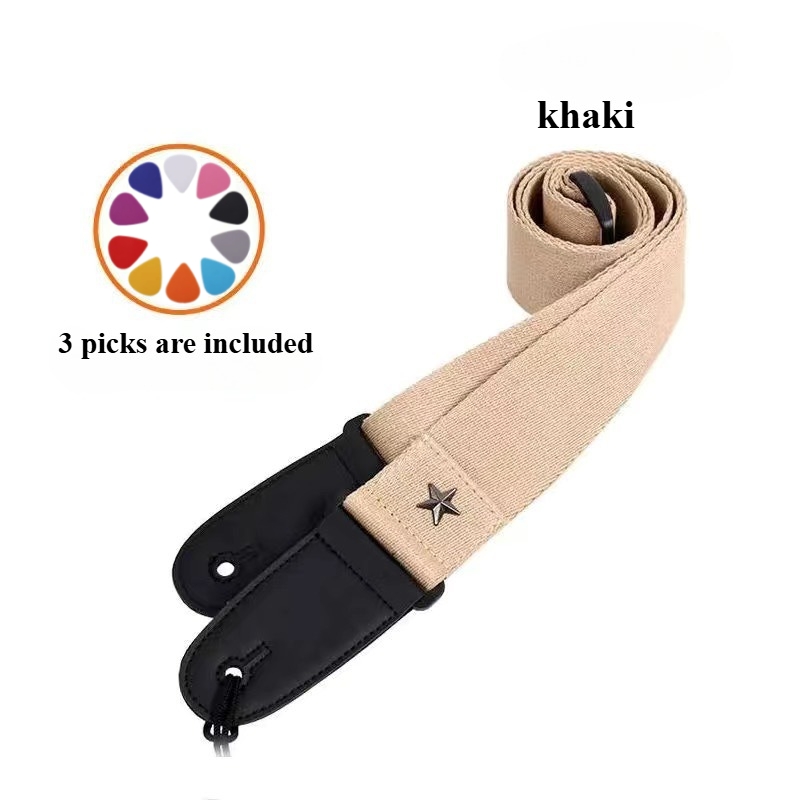 Embroidered Cross Guitar Strap - Musical Instrument Bass recension och pris
