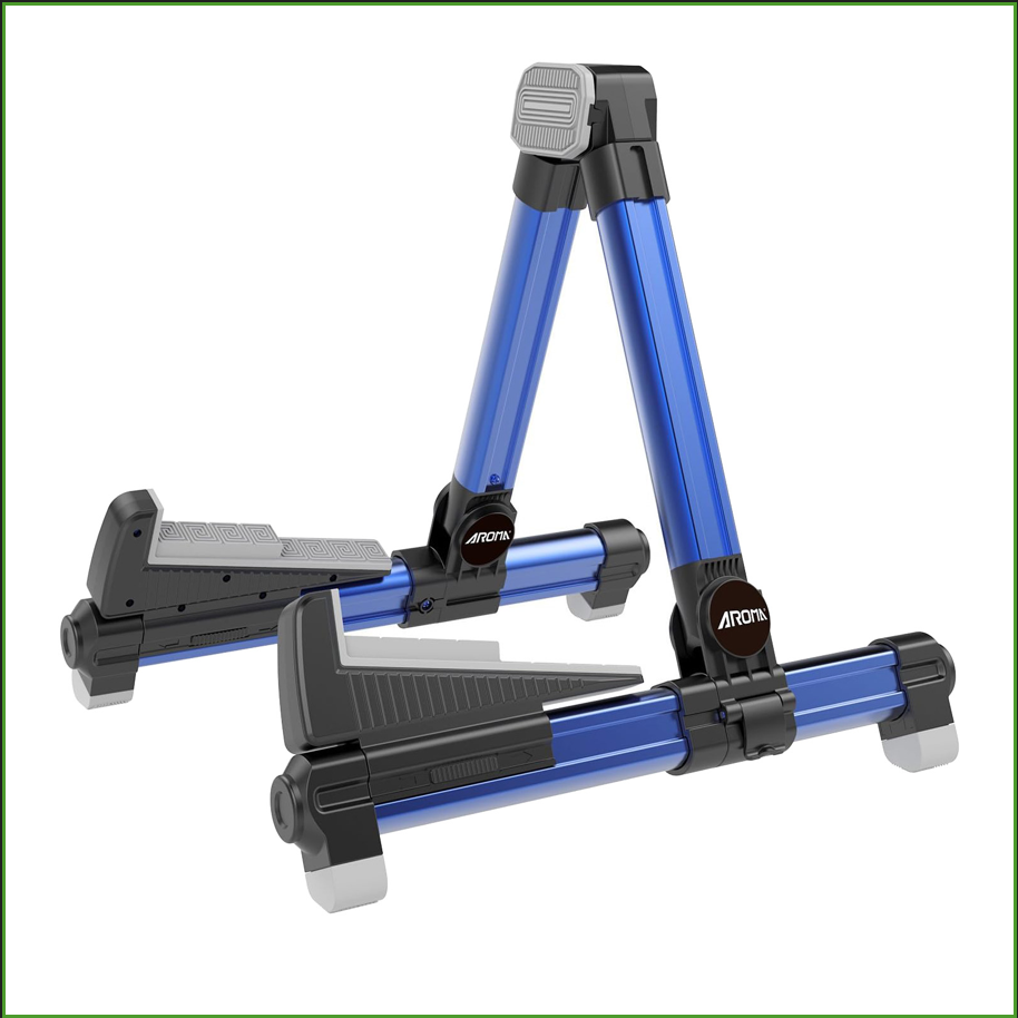 Foldable Aluminum Guitar Stand - Musical Instrument Bass recension och pris