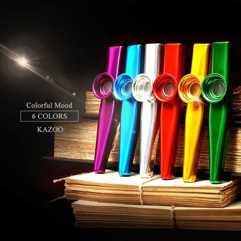 Colourful Kazoo Golden Metal K - Musical Instrument Kazoo recension och pris
