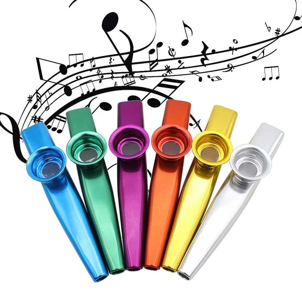 Colourful Kazoo Golden Metal K - Musical Instrument Kazoo recension och pris