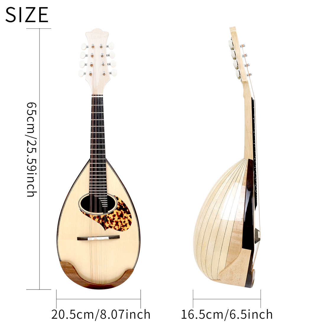 IRIN Mandolin Bell Maple Wood  - Musical Instrument Mandolin recension och pris
