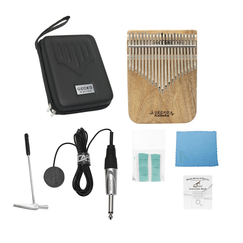 GECKO Kalimba 21-Key Camphor W - Musical Instrument African recension och pris