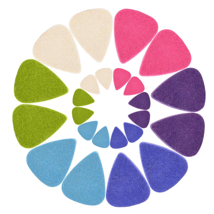 10/20pcs Felt Guitar Picks, So - Musical Instrument Mandolin recension och pris