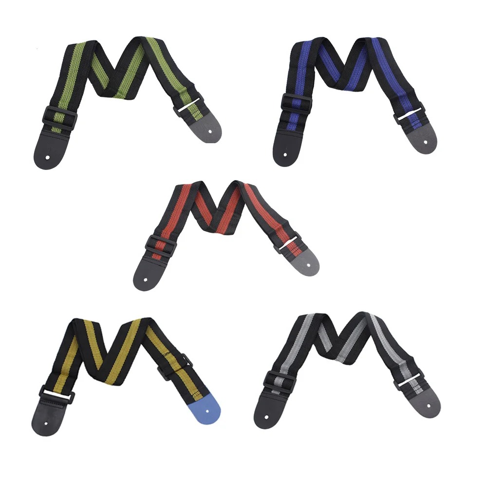 Guitar Strap Colourful Stripe  - Acoustic Guitar Dreadnought recension och pris