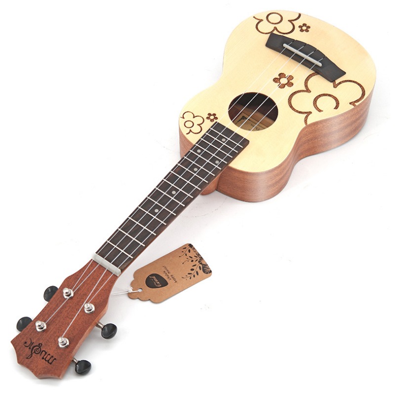 21 Inch Ukulele Spruce Wood Sm - Musical Instrument Hawaii recension och pris