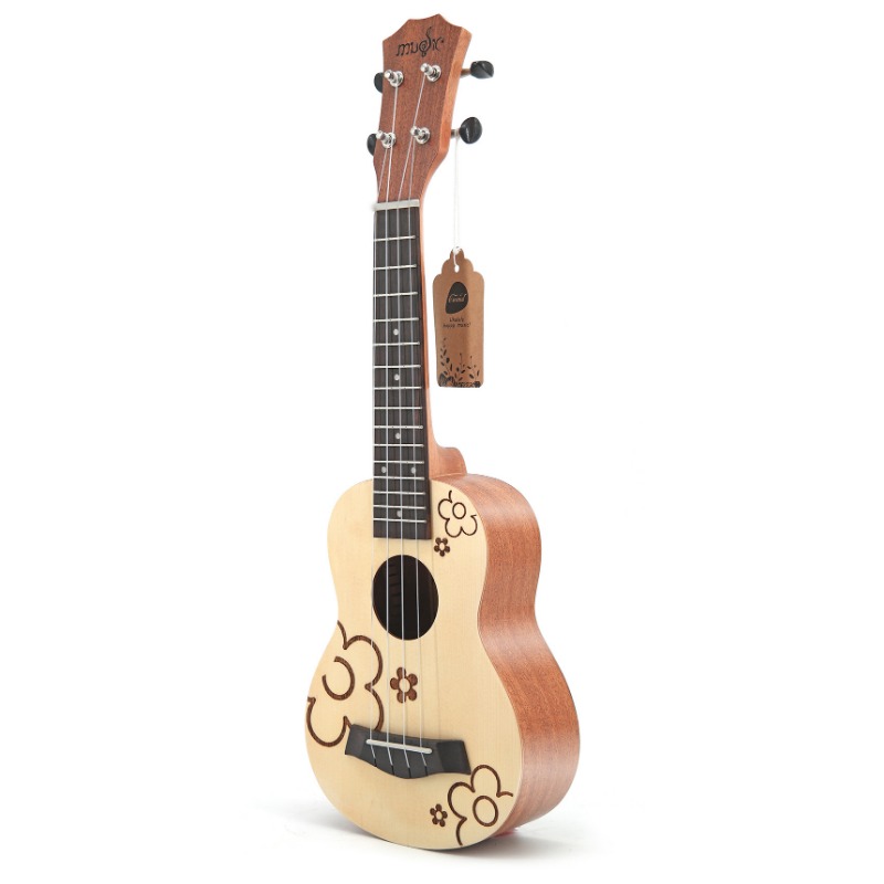 21 Inch Ukulele Spruce Wood Sm - Musical Instrument Hawaii recension och pris