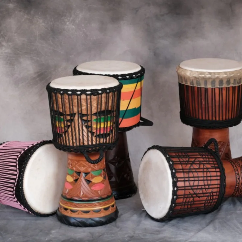 12 Inch Djembe Mahogany Africa - Musical Instrument African recension och pris