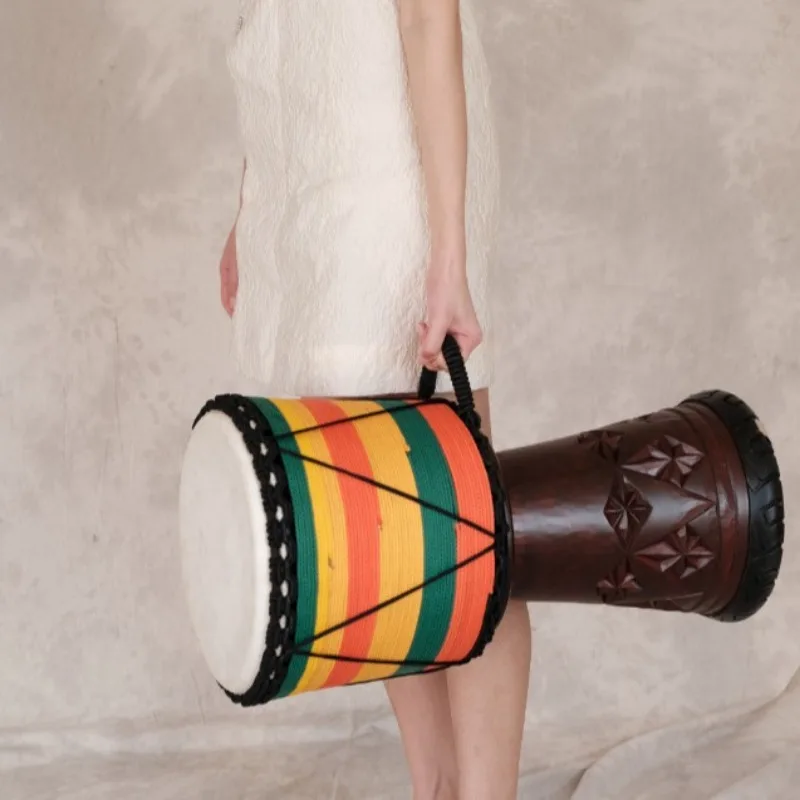 12 Inch Djembe Mahogany Africa - Musical Instrument African recension och pris