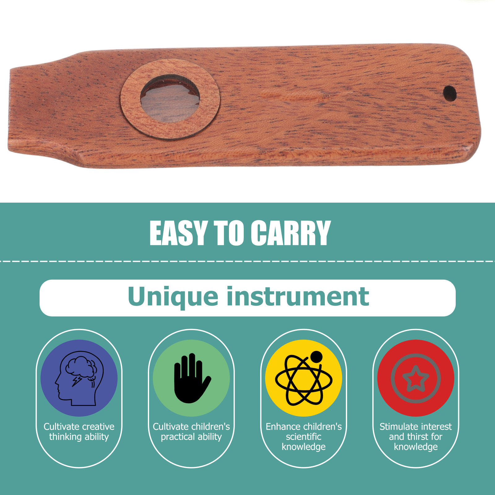 1Set Wood Kazoo Musical Instru - Musical Instrument Kazoo recension och pris
