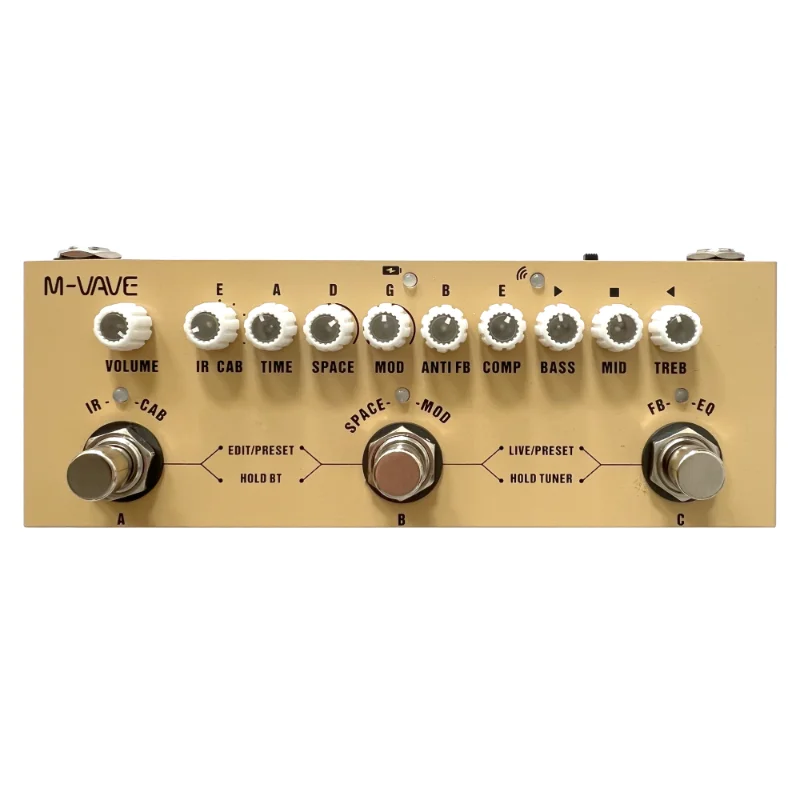 M-vave Cube BABY Rechargeable  - Acoustic Guitar Dreadnought recension och pris