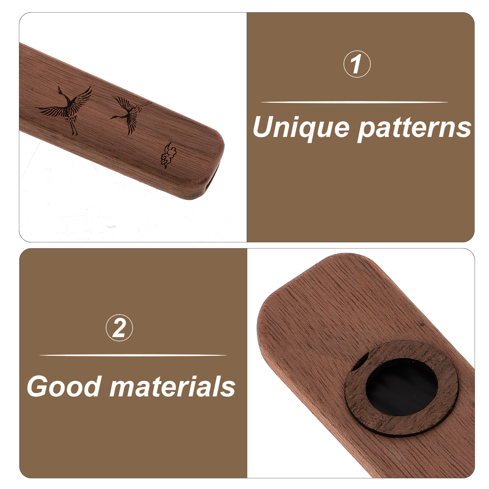 Black Walnut Wood Kazoo for Ad - Musical Instrument Kazoo recension och pris