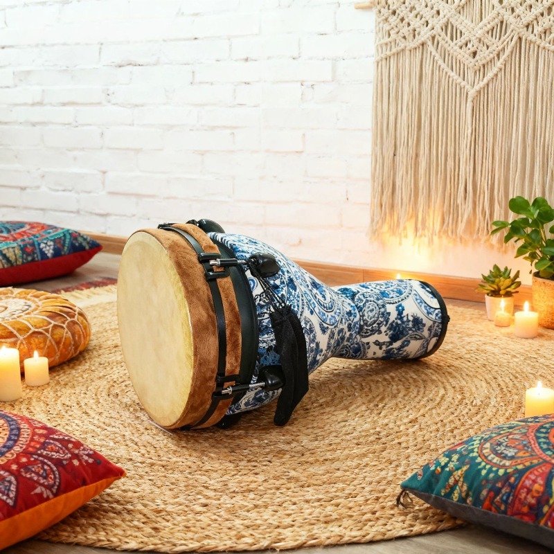 New 12-inch African drum mecha - Musical Instrument African recension och pris