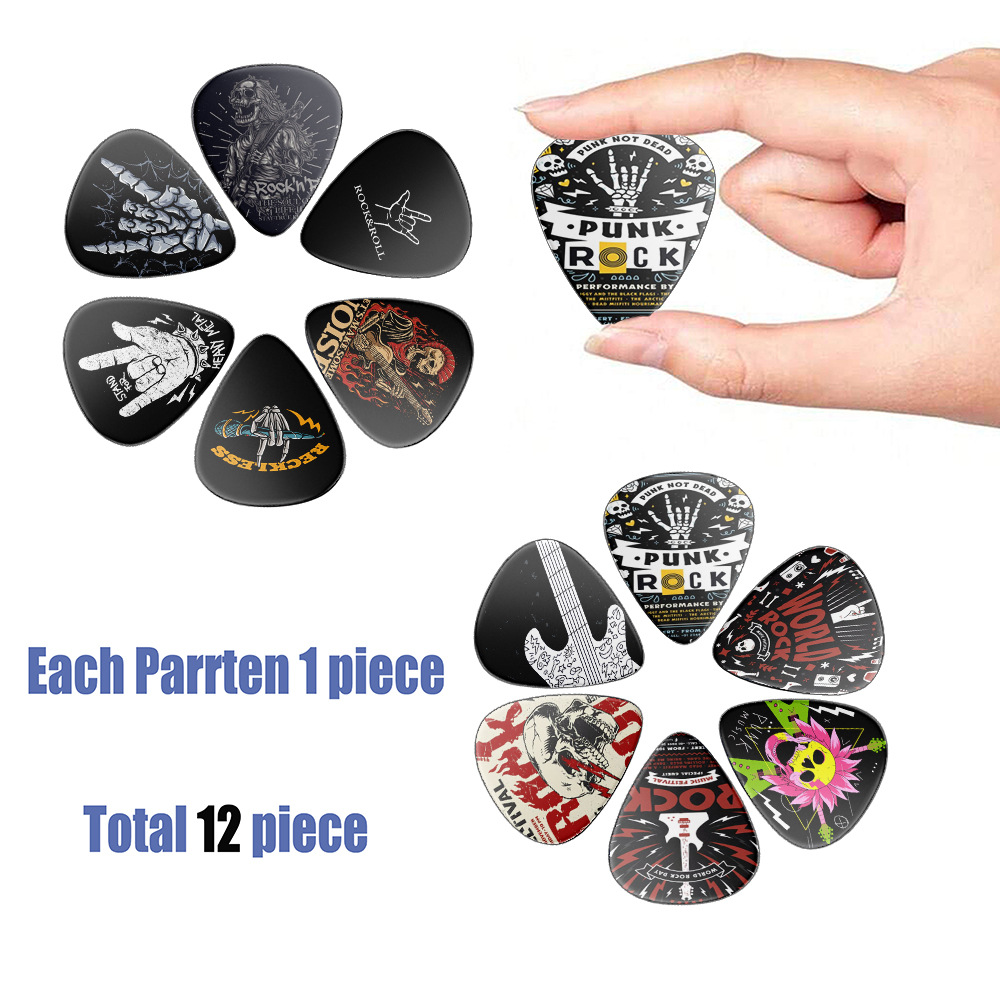 12 Pieces Guitar Picks 0.46mm  - Acoustic Guitar Dreadnought recension och pris