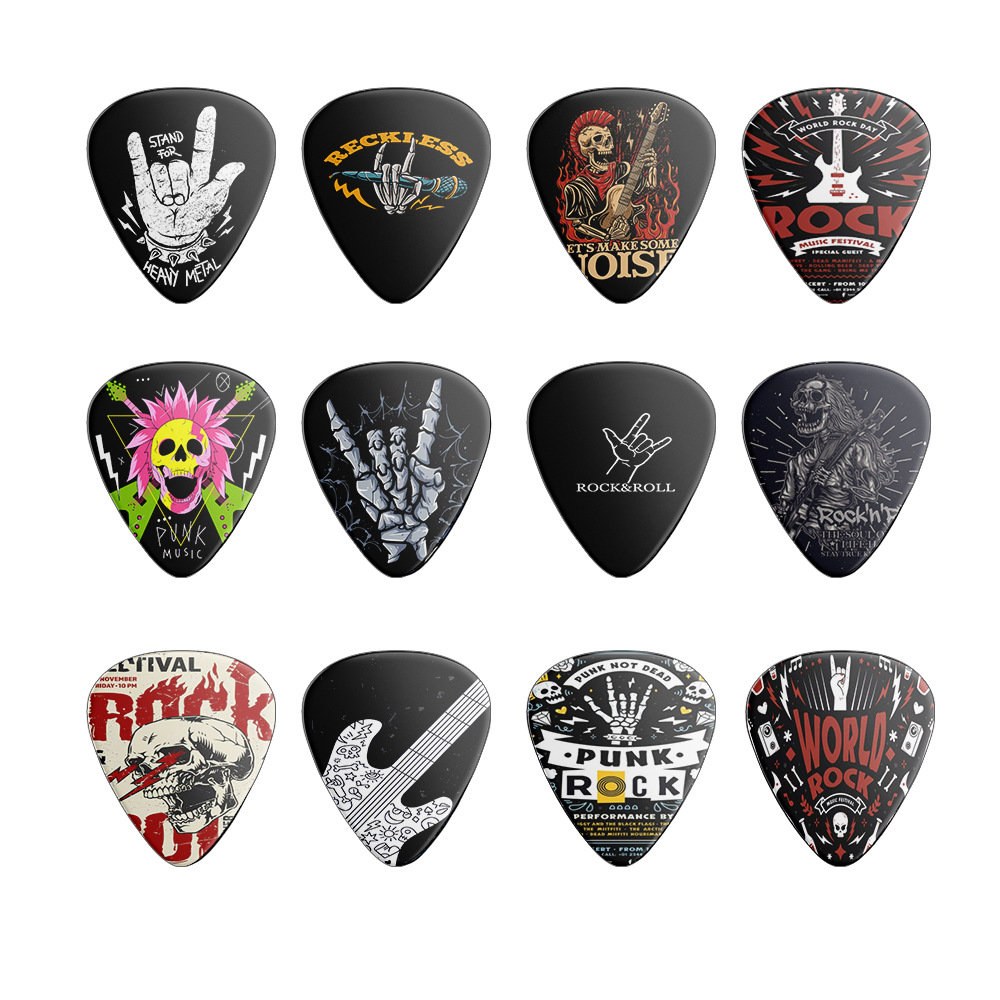 12 Pieces Guitar Picks 0.46mm  - Acoustic Guitar Dreadnought recension och pris