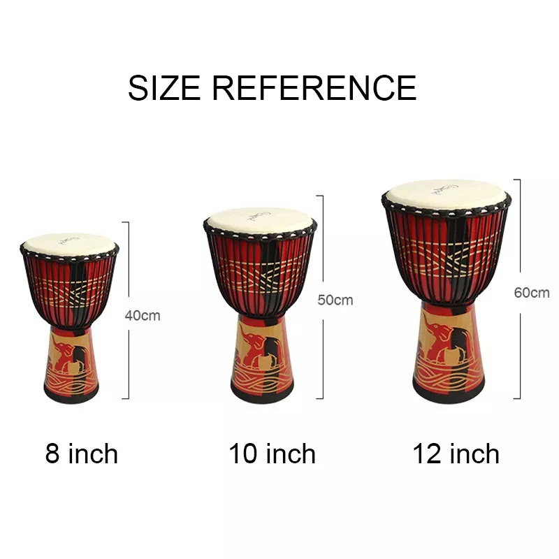 Adult Size12 Inch African Djem - Musical Instrument African recension och pris