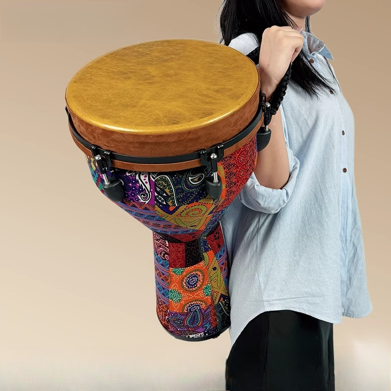12 Inch Djembe Drum Adjustable - Musical Instrument African recension och pris