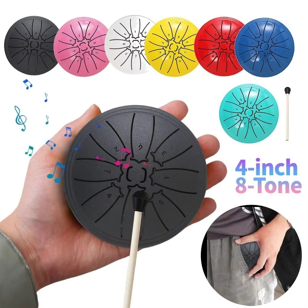 4 Inch 8 Notes Steel Tongue Dr - Tongue Drum Steel recension och pris