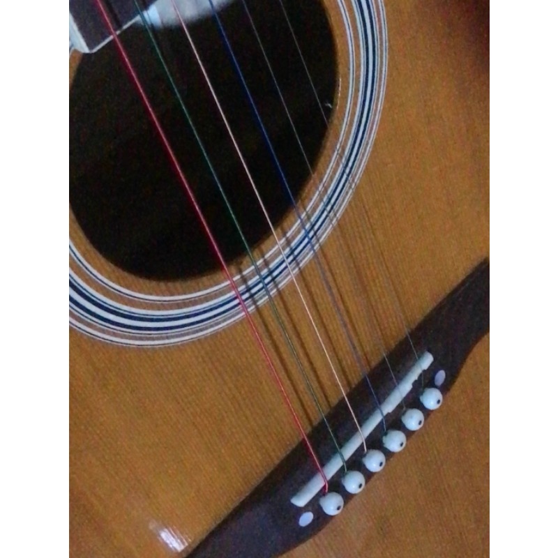 Wooden Acoustic Guitar Second  - Musical Instrument Bass recension och pris