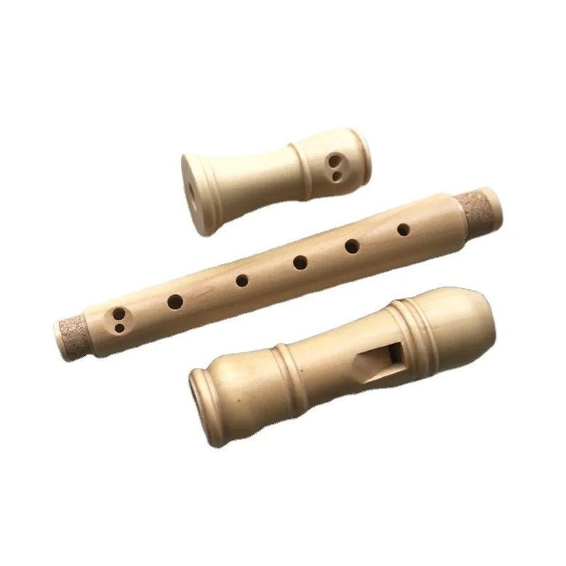 3-Block Solid Maple Wood 8 Hol - Recorder Baroque Style recension och pris